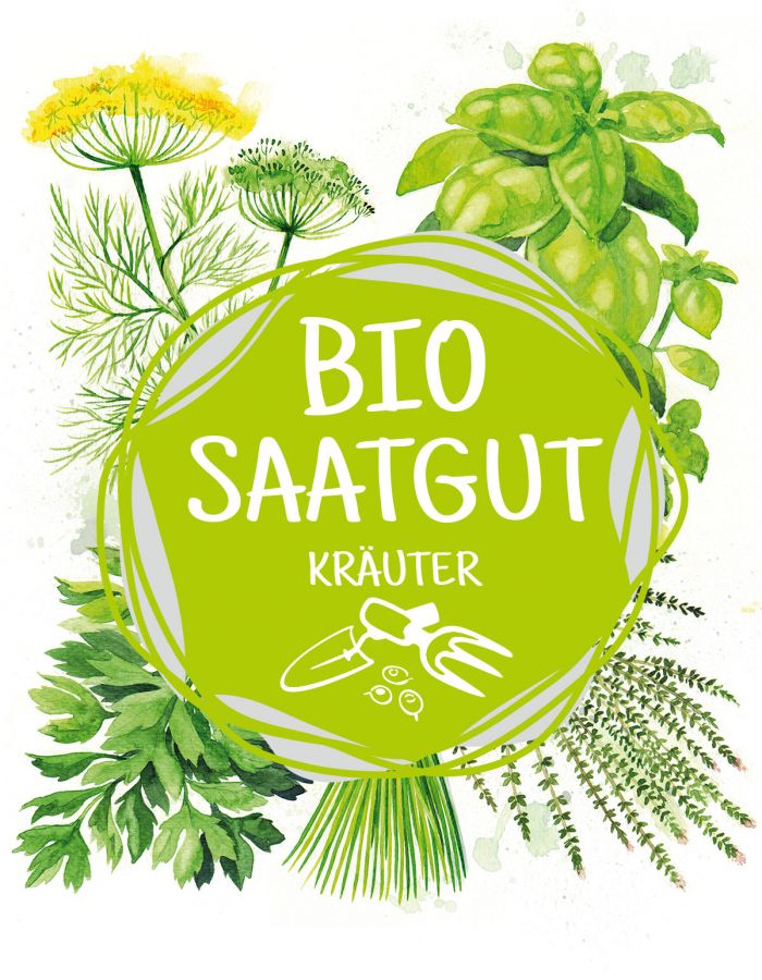 Bio Saatgut Kräuter von Stadt Land blüht